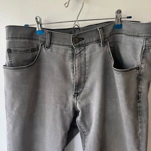 Classic Gray Slim Fit Men's Jeans
